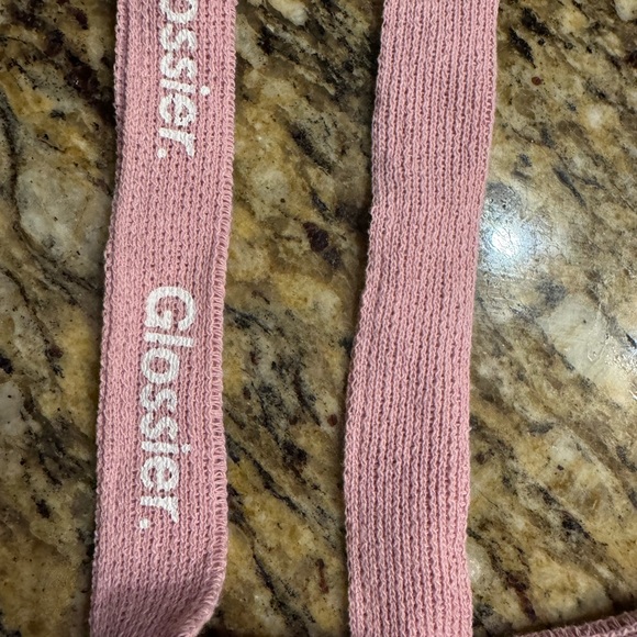 Glossier Mesh Pink shopping bag - Picture 5 of 5